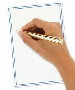Hallmark Double Blue Border Stationery Set, Box Of 20 -Department Store Shop Double Blue Border Stationery Set 1499STN1136 04