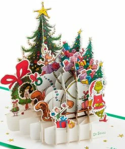 Hallmark Dr. Seuss™ How The Grinch Stole Christmas!™ Wreath 3D Pop-Up Christmas Card