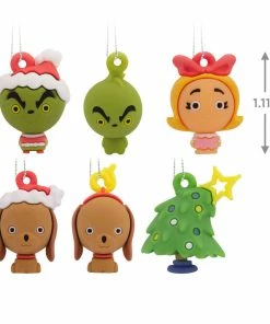 Mini Dr. Seuss's How The Grinch Stole Christmas!™ Shatterproof Hallmark Ornaments, Set Of 6 -Department Store Shop Dr. Seuss How the Grinch Stole Christmas Miniature Christmas Ornaments Set of 6 3HCM912 03