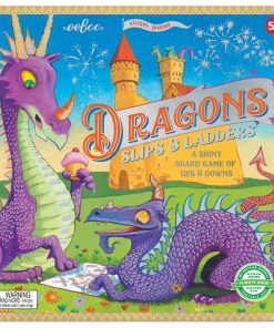 Eeboo Dragons Slips And Ladders Board Game