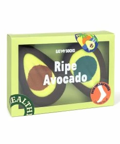 Eat My Socks Ripe Avocado Adult Novelty Socks