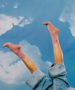 Doiy Eat My Socks Love Me Pink Valentine's Day Socks With Hearts -Department Store Shop Eat My Socks Love Me Pink Valentines Day Socks With Hearts EMSNCRLOPK 04