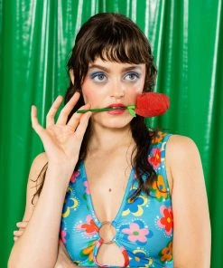 Doiy Eat My Socks Red Rose Valentine Socks -Department Store Shop Eat My Socks Red Rose Valentine Socks EMSNSCRORE 04