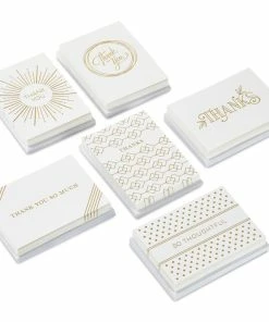 Hallmark Elegant Dimensions Boxed Blank Thank-You Notes Assortment, Pack Of 120