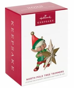 Hallmark North Pole Tree Trimmers Ornament -Department Store Shop Elf With Christmas Tree Keepsake Ornament 1799QXR8069 04