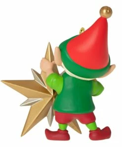 Hallmark North Pole Tree Trimmers Ornament -Department Store Shop Elf With Christmas Tree Keepsake Ornament 1799QXR8069 06