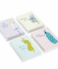Hallmark Exotic Animals Assorted Blank Thank-You Notes, Pack Of 48