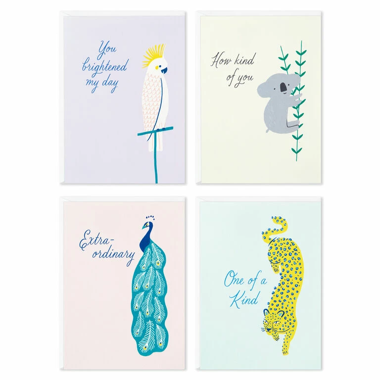 Hallmark Exotic Animals Assorted Blank Thank-You Notes, Pack Of 48 2 Hallmark Exotic Animals Assorted Blank Thank-You Notes, Pack Of 48 - Image 2