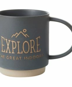 Hallmark Explore Indoors Funny Mug, 16 Oz.