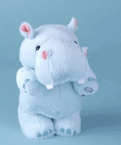 Hallmark Hug 'n' Sing Tootin' Hippo Singing Stuffed Animal With Motion, 10" -Department Store Shop Farting Hippo Musical Stuffed Animal With Motion 1PSB2193 02