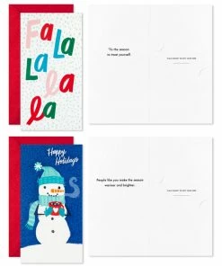 Hallmark Colorful And Casual Money-Holder Boxed Christmas Cards Assortment, Pack Of 36 -Department Store Shop Festive Assorted MoneyHolder Boxed Christmas Cards 5CZE2139 03