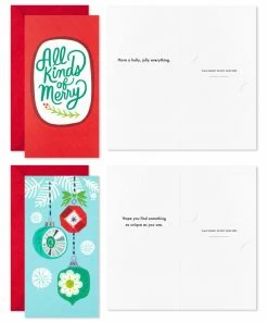 Hallmark Colorful And Casual Money-Holder Boxed Christmas Cards Assortment, Pack Of 36 -Department Store Shop Festive Assorted MoneyHolder Boxed Christmas Cards 5CZE2139 04