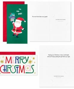 Hallmark Colorful And Casual Money-Holder Boxed Christmas Cards Assortment, Pack Of 36 -Department Store Shop Festive Assorted MoneyHolder Boxed Christmas Cards 5CZE2139 05