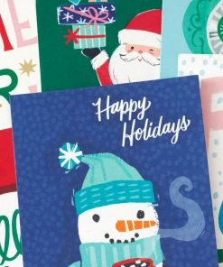 Hallmark Colorful And Casual Money-Holder Boxed Christmas Cards Assortment, Pack Of 36 -Department Store Shop Festive Assorted MoneyHolder Boxed Christmas Cards 5CZE2139 06