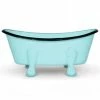 Finchberry Blue Metal Farmhouse Bathtub Soap Dish