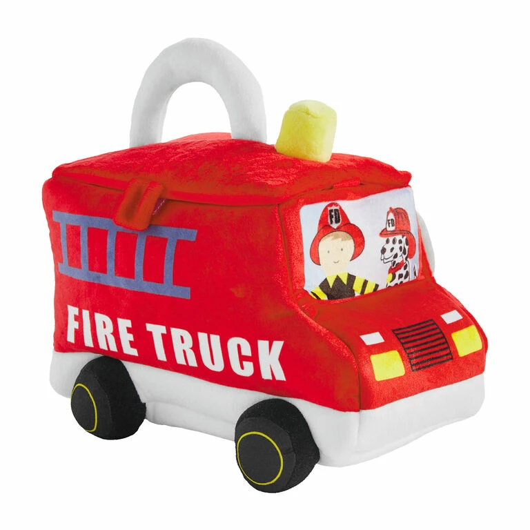 Mud Pie Fire Truck Plush Toy Set, 6 Pieces 2 Mud Pie Fire Truck Plush Toy Set, 6 Pieces - Image 2
