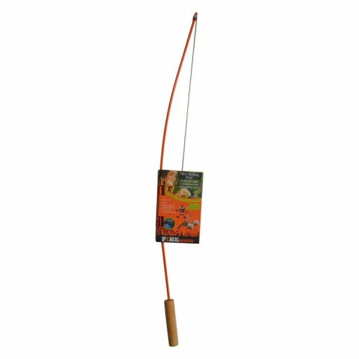 Firebuggz Fire Fishing Pole Campfire Roaster, Orange 5 Firebuggz Fire Fishing Pole Campfire Roaster, Orange -Department Store Shop Fishing Pole Campfire Roaster FB030003O 01