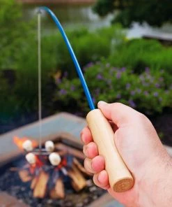 Firebuggz Fire Fishing Pole Campfire Roaster, Orange -Department Store Shop Fishing Pole Campfire Roaster FB030003O 04