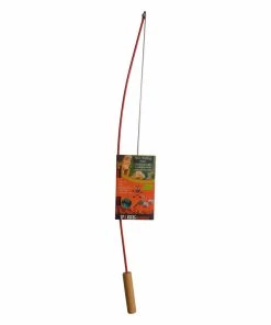 Firebuggz Fire Fishing Pole Campfire Roaster, Red