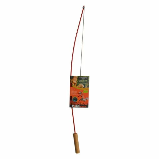 Firebuggz Fire Fishing Pole Campfire Roaster, Red 4 Firebuggz Fire Fishing Pole Campfire Roaster, Red -Department Store Shop Fishing Pole Campfire Roaster FB030003R 01
