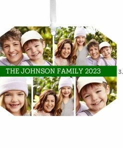 Hallmark Five-Photo Personalized Text And Photo Metal Ornament 5 Hallmark Five-Photo Personalized Text And Photo Metal Ornament -Department Store Shop FivePhoto Personalized Christmas Ornament 1OFM1001B6 03