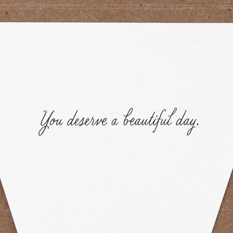 Hallmark Flower Bouquet Beautiful Day Birthday Card 2 Hallmark Flower Bouquet Beautiful Day Birthday Card - Image 2