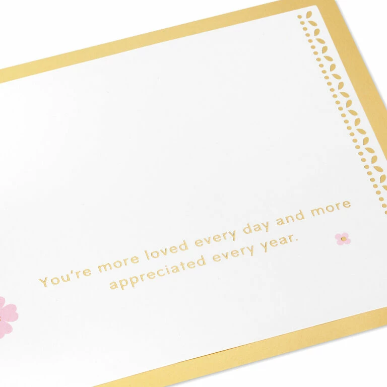 Hallmark Love And Appreciation Flower Bouquet 3D Pop-Up Love Card 3 Hallmark Love And Appreciation Flower Bouquet 3D Pop-Up Love Card - Image 3