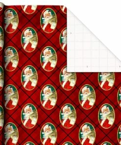 Hallmark Traditional 3-Pack Foil Christmas Wrapping Paper Assortment, 60 Sq. Ft. -Department Store Shop Foil Christmas Wrapping Paper Assortment 5JXW1065 04