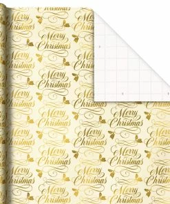 Hallmark Traditional 3-Pack Foil Christmas Wrapping Paper Assortment, 60 Sq. Ft. -Department Store Shop Foil Christmas Wrapping Paper Assortment 5JXW1065 05