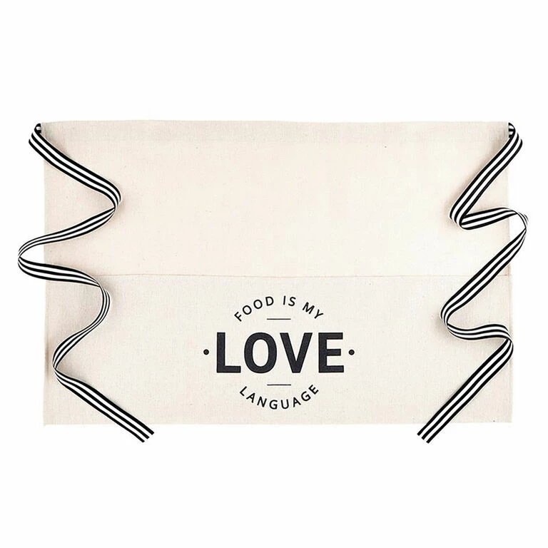 Food Is My Love Language Waist Apron 1 Food Is My Love Language Waist Apron