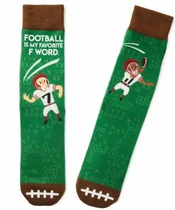 Hallmark Football Is My Favorite F Word Funny Crew Socks