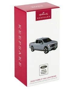 Hallmark 2022 Ford F-150 Lightning 2023 Metal Ornament -Department Store Shop Ford F150 Truck Keepsake Ornament 2199QXI6017 04