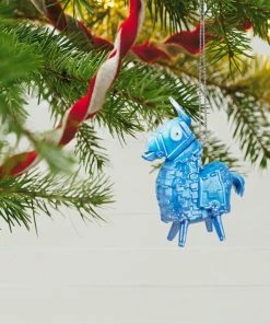 Hallmark Fortnite Ffrosty Back Bling Ornament -Department Store Shop Fortnite Ffrosty Llama Keepsake Ornament 1399QXI7187 02