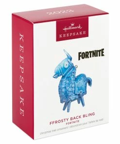 Hallmark Fortnite Ffrosty Back Bling Ornament -Department Store Shop Fortnite Ffrosty Llama Keepsake Ornament 1399QXI7187 04