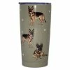 E&S Pets German Shepherd Stainless Steel Tumbler, 20 Oz.