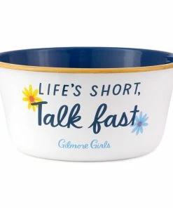 Hallmark Gilmore Girls Life's Short, Talk Fast Popcorn Bowl