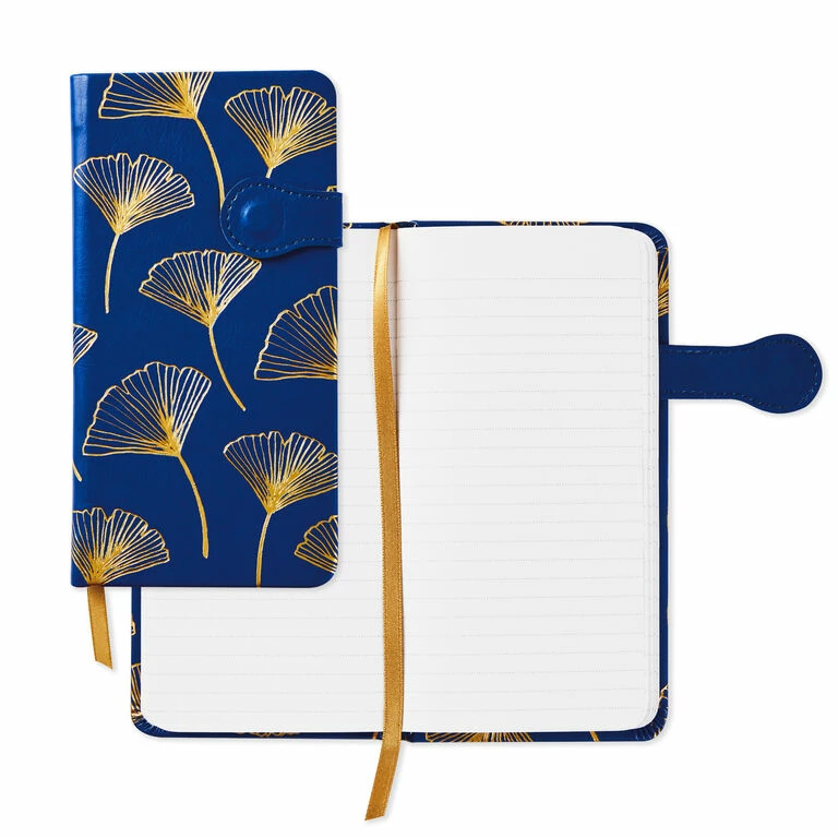 Hallmark Gingko Leaves Hardcover Slim Journal 2 Hallmark Gingko Leaves Hardcover Slim Journal - Image 2
