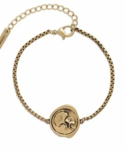 Demdaco Ginkgo Charm Dear You Best Friend Bracelet