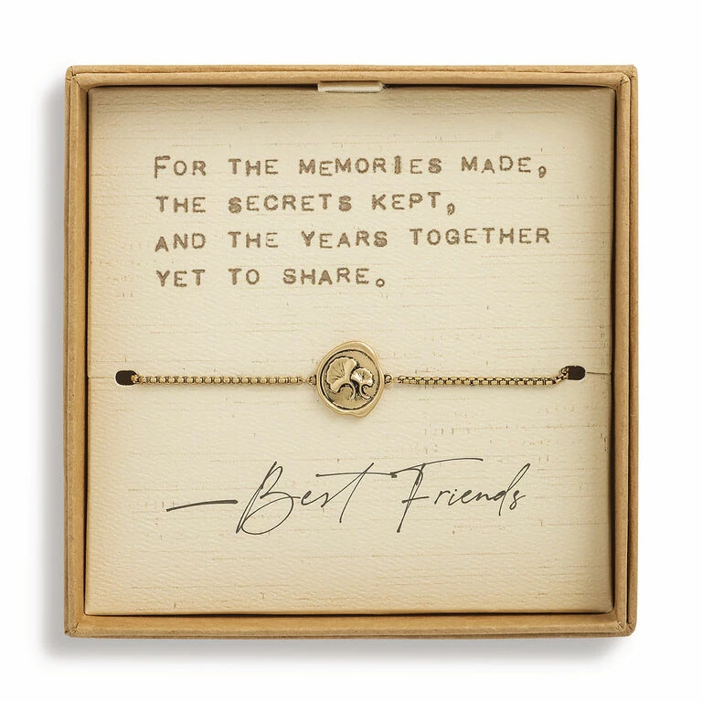 Demdaco Ginkgo Charm Dear You Best Friend Bracelet 3 Demdaco Ginkgo Charm Dear You Best Friend Bracelet - Image 3