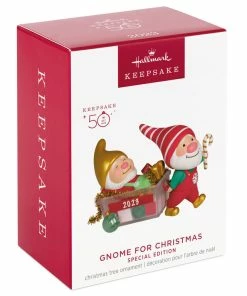 Hallmark Gnome For Christmas Special Edition 2023 Ornament -Department Store Shop Gnomes With Christmas Decorations Keepsake Ornament 2199QGO2817 04