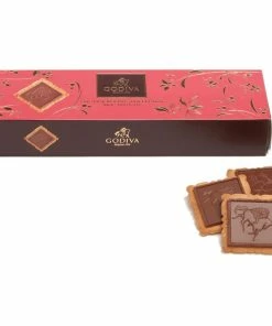 Godiva Lady Godiva Milk Chocolate Biscuits, 12 Pieces