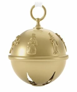 Hallmark 50th Anniversary Ring In The Season Special Edition Metal Bell Ornament 11 Hallmark 50th Anniversary Ring In The Season Special Edition Metal Bell Ornament -Department Store Shop Gold Jingle Bell Keepsake Ornament 2899QGO2989 06