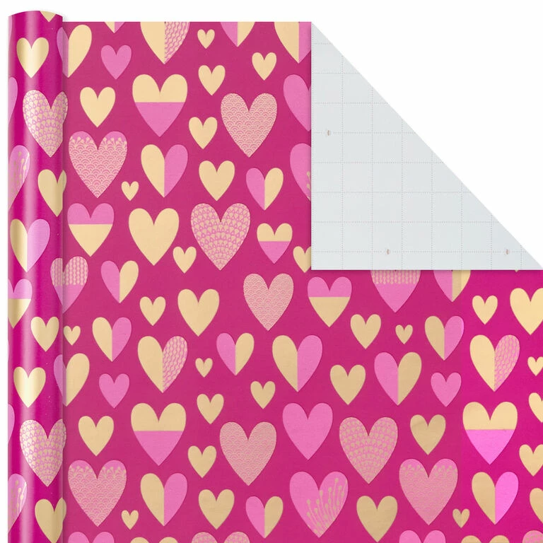 Hallmark Gold And Jewel Tones 3-Pack Wrapping Paper, 105 Sq. Ft. Total 4 Hallmark Gold And Jewel Tones 3-Pack Wrapping Paper, 105 Sq. Ft. Total - Image 4