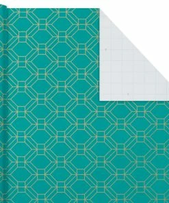 Hallmark Gold And Jewel Tones 3-Pack Wrapping Paper, 105 Sq. Ft. Total 11 Hallmark Gold And Jewel Tones 3-Pack Wrapping Paper, 105 Sq. Ft. Total -Department Store Shop Gold and Jewel Tones 3Pack Wrapping Paper Rolls 5EWR6389 05