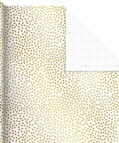 Hallmark Gold And White 6-Pack Holiday Wrapping Paper Assortment, 180 Sq. Ft. 15 Hallmark Gold And White 6-Pack Holiday Wrapping Paper Assortment, 180 Sq. Ft. -Department Store Shop Gold and White Christmas Wrapping Paper Assortment 5JXW1086 06