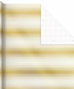 Hallmark Gold And White 6-Pack Holiday Wrapping Paper Assortment, 180 Sq. Ft. 16 Hallmark Gold And White 6-Pack Holiday Wrapping Paper Assortment, 180 Sq. Ft. -Department Store Shop Gold and White Christmas Wrapping Paper Assortment 5JXW1086 07