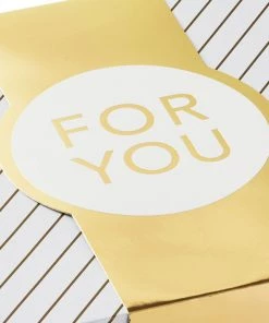 Hallmark 10" Gold And White Striped 2-Pack Gift Boxes With Bands -Department Store Shop Gold and White Striped 2Pack Gift Boxes With Bands 5EBC1226 05