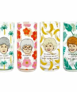 Department Store Shop 46 Hallmark The Golden Girls Glasses, Set Of 4