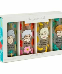 Hallmark The Golden Girls Glasses, Set Of 4 -Department Store Shop Golden Girls Drinking Glasses Set of 4 1GOL1049 03