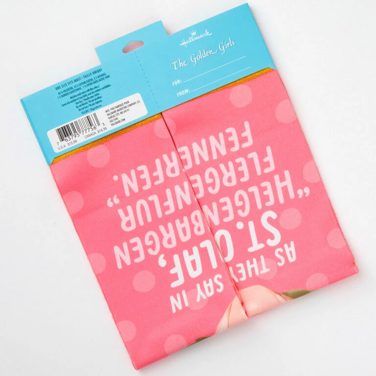 Hallmark Rose The Golden Girls St. Olaf Novelty Crew Socks 5 Hallmark Rose The Golden Girls St. Olaf Novelty Crew Socks - Image 5